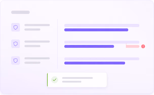 Illustration comparing allowed amounts to paid amounts per payer, with an underpayment flagged and a recovered claim checked off