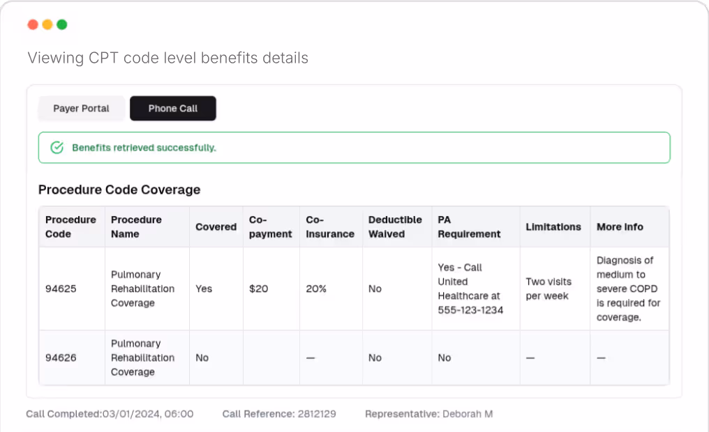Fuse insurance verification workflow screenshot